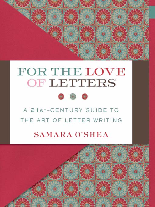 Title details for For the Love of Letters by Samara O'Shea - Available
